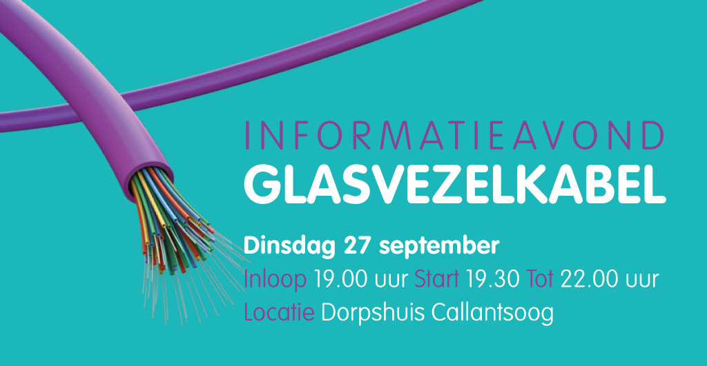 Informatieavond glasvezelkabel